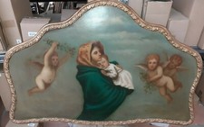 Tableau Peint Sur Bois Cadre