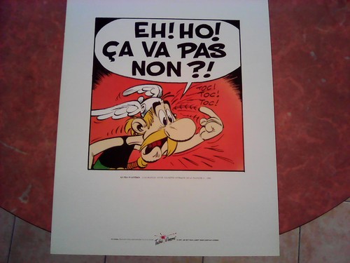 Sérigraphie astérix fils - sérigraphie,