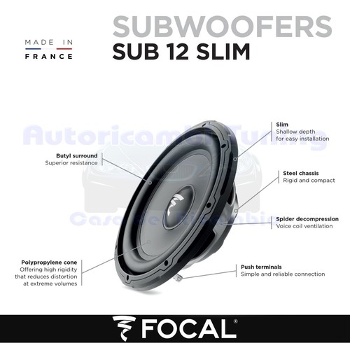 Focal sub12 slim caisson - focal,