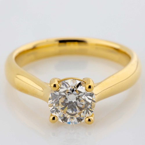 Bague solitaire 750 - solitaire, 750/18k