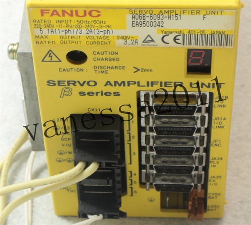 Fanuc a06b 6093 h151 servo - a06b-6093-h151,