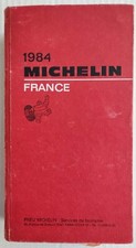 Guide rouge MICHELIN 1984 FRANCE Guide touristique et routier