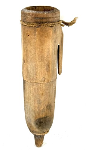 Coffin bois ancien etui - en,