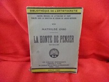 OSSO (Mathilde) - La Honte de