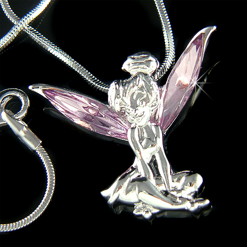 Collier charm aile - aile, fée