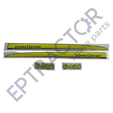 John deere 6430 decal set - john,