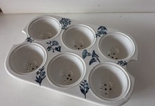 Ancien plat à oeufs oeufrier