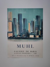 Roger muhl affiche exposition - roger,