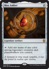 mtg magic mox amber ENGLISH mox d'ambre dominaria