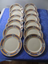 12 ANCIENNES ASSIETTES PLATES