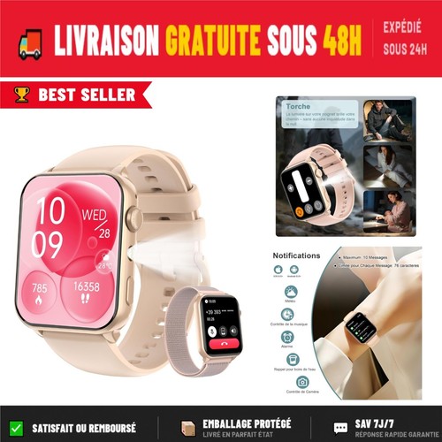 Iowodo montre connectée femme - montre,