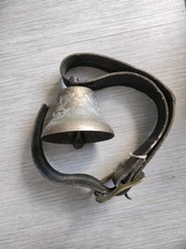 Ancienne cloche sonnaille bronze décor Aigle Américain USA Liberty Bell