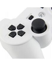 Manette PS3 Blanche Vibrante Sans Fil Bluetooth pour Console PS3, PC, Linux, Ras