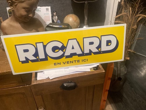 Plaque tole ricard - ,