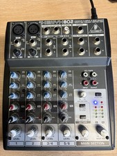 Behringer Xenyx 802C compact 8 input 2 Bus Mixer - Fonctionnelle Avec Son Alim