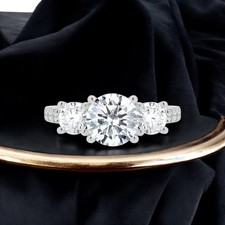 Bague semi-monture diamant