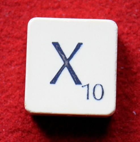 Lettre pour jeu de scrabble - pour,