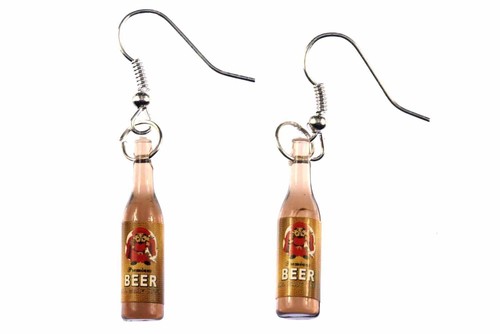 Bière boucles oreilles - bière,