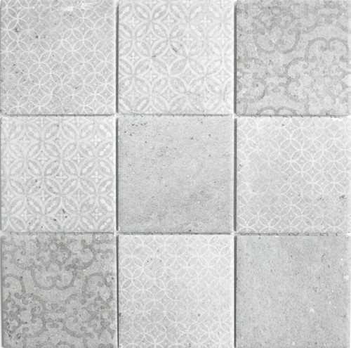 Mosaikmatte asphaltgrau bain - mosaikmatte,