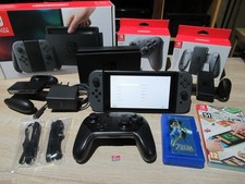 Console Nintendo Switch grise + 1 jeu et accessoires - En parfait état.