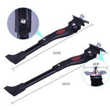 Béquille en alliage d'aluminium support réglable pour vélos de différentes t