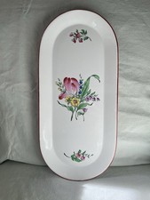 Plat a cake en faïence de