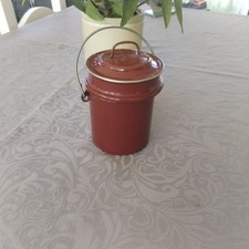 Gamelle Fer Émaillée bordeau