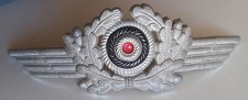 Authentique insigne de casquette officier allemand Luftwaffe WW2