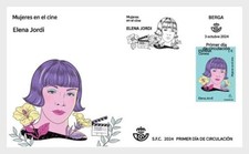 spain 2024 Cinema silent film director Elena JORDI actress 1882 1945 1v FDC PJ