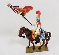 SOLDAT PLOMB GUERRE CAVALIER PORTE DRAPEAU 1ER EMPIRE NAPOLEON STARLUX