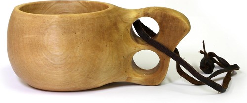 Kuksa wooden drinking cup - drinking, 16