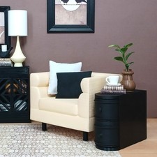 ⚫BLACK side END TABLE living