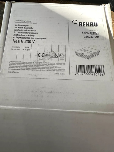 Rehau thermostat ambiance - rehau, d'ambiance