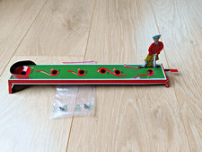 Superbe Jouet Ancien Piste de golf en metal made in Germany