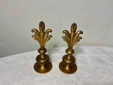 2 pommeaux BOUQUETS FEUILLAGES