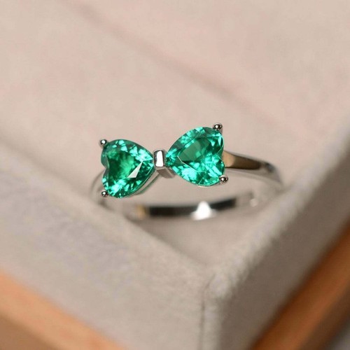 Bague coeur tourmaline - coeur,