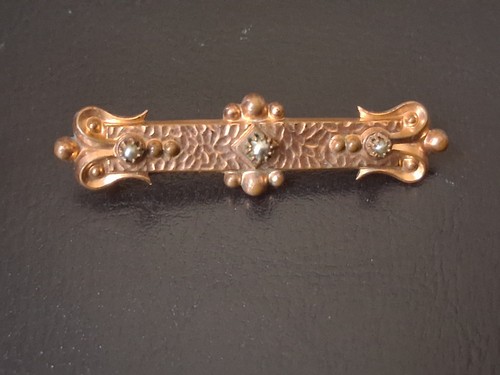 Broche barrette ancienne - , en
