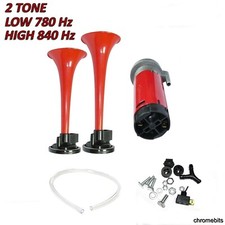 12V Double Trompette Klaxon
