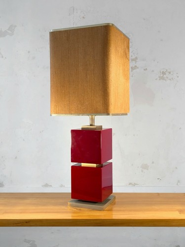 1970 grande lampe laque - 1970,