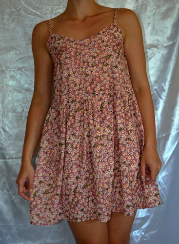 Robe rose clair fleurie taille - clair,
