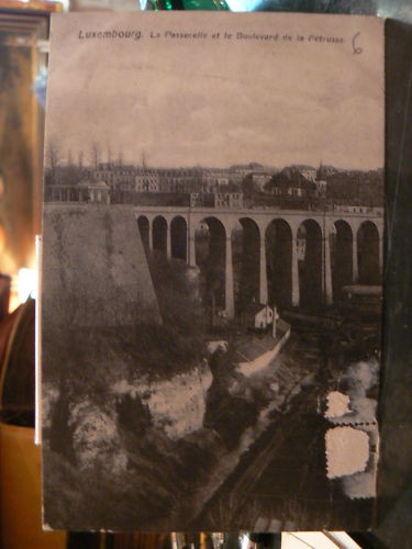Cpa luxembourg passerelle - luxembourg,