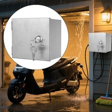 Coffret électrique extérieur type 86 avec clé, universel, étanche, en acier