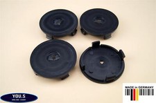 4 Capuchons De Roue Sans Logo Borbet Aluett - 55 Mm Noir - TTE ABS