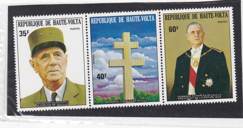 Haute volta 1974 - haute, gaulle-3
