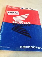 supplément manuel atelier Honda CBR600FS1 CBR 600 F1 FS1 Shop manual éd. 01