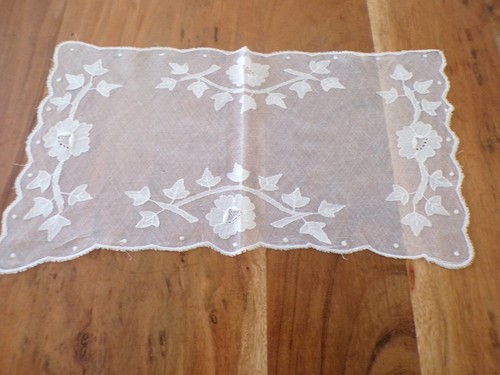 Linge ancien napperon - ancien, en