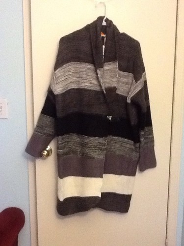One sweater coat with buckel - a,