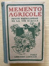 Mémento Agricole 1923 Librairie Larousse