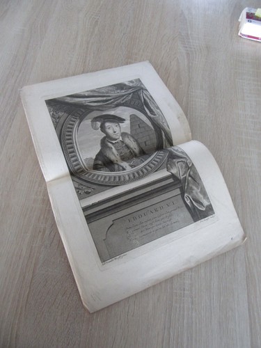 Edouard gravure authentique - edouard, vi