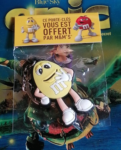 Porte clé keychain - clé, m&m's